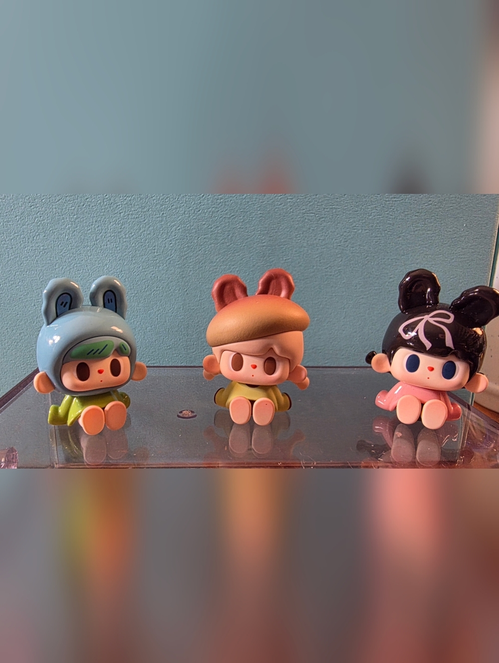 Set Of Three Tutubear Beans/minis